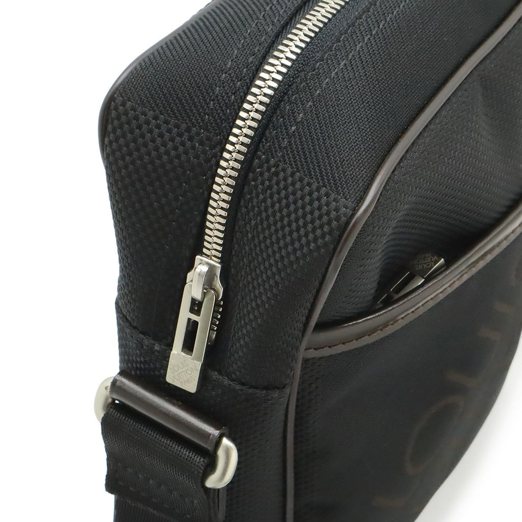 Louis Vuitton Damier Geant Citadin NM Shoulder Bag Crossbody Canvas Noir Black — view 6