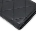 Chanel Cambon Line CC Logo Card Case Business Holder Calfskin Leather Enamel — view 3