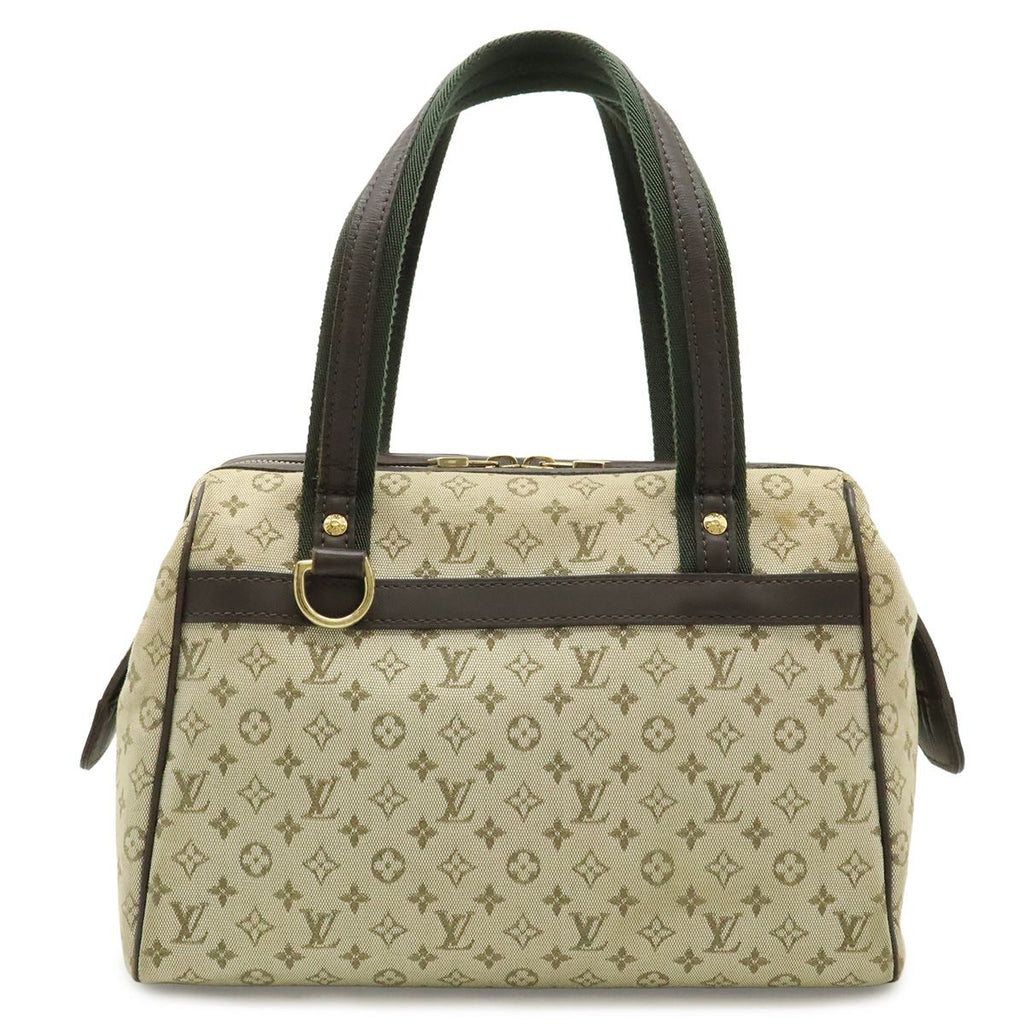 Louis Vuitton Monogram Mini Josephine PM Mini Boston Bag Canvas Leather Khaki