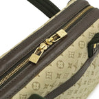Louis Vuitton Monogram Mini Josephine PM Mini Boston Bag Canvas Leather Khaki — view 5