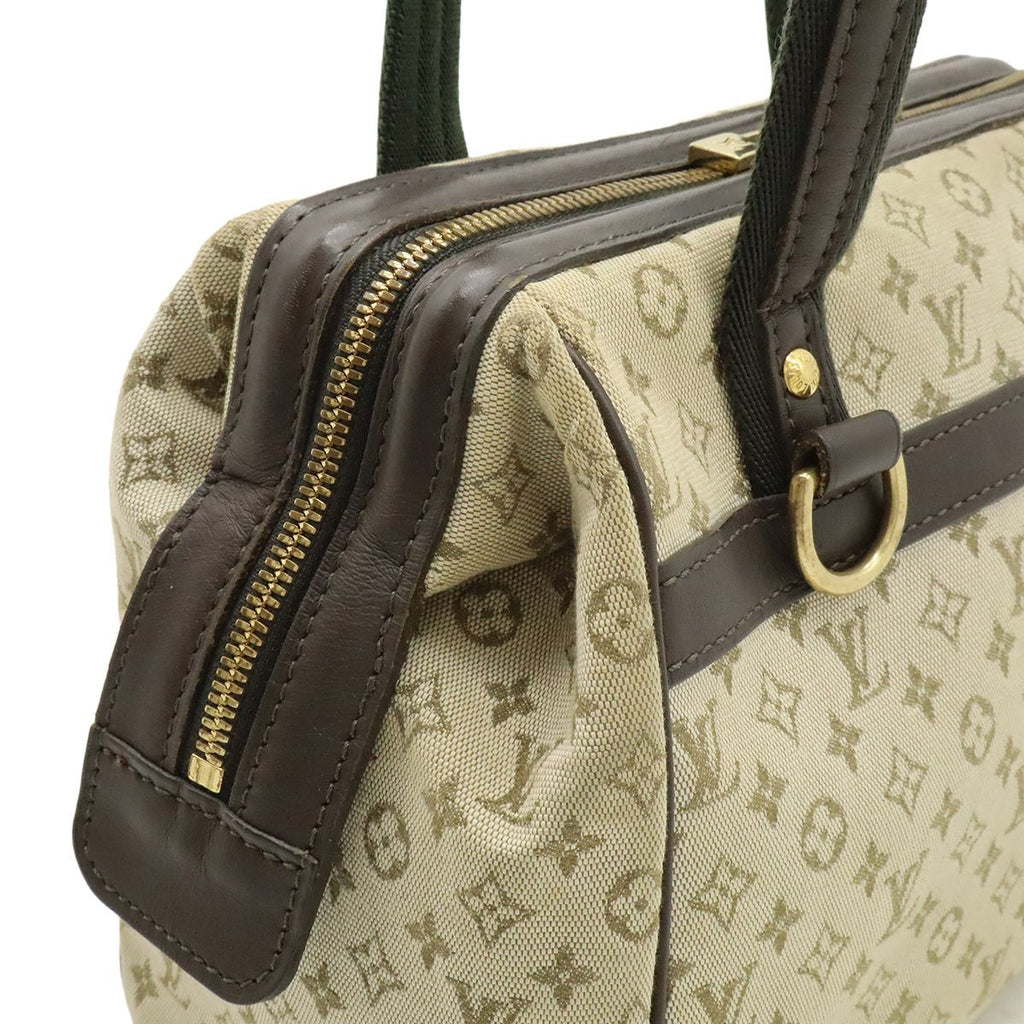 Louis Vuitton Monogram Mini Josephine PM Mini Boston Bag Canvas Leather Khaki — view 7
