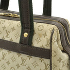 Louis Vuitton Monogram Mini Josephine PM Mini Boston Bag Canvas Leather Khaki — view 9