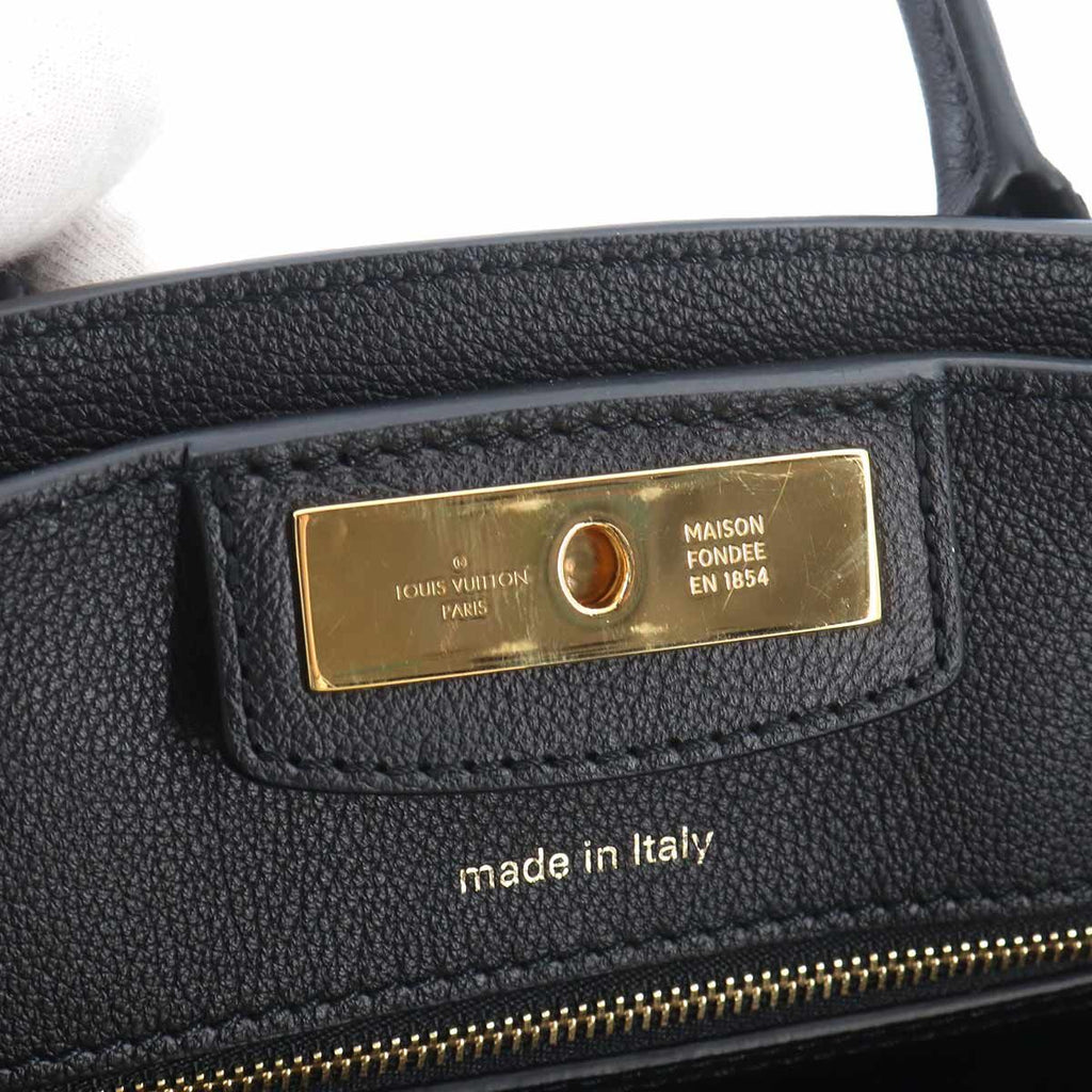 Louis Vuitton Steamer PM 2-Way Bag Leather Black — view 9