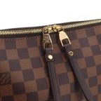Louis Vuitton Damier Duomo Shoulder Bag Ebene Brown Gold — view 8
