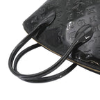 Louis Vuitton Monogram Vernis Lockit PM Hand Bag Leather Noir Gold — view 5