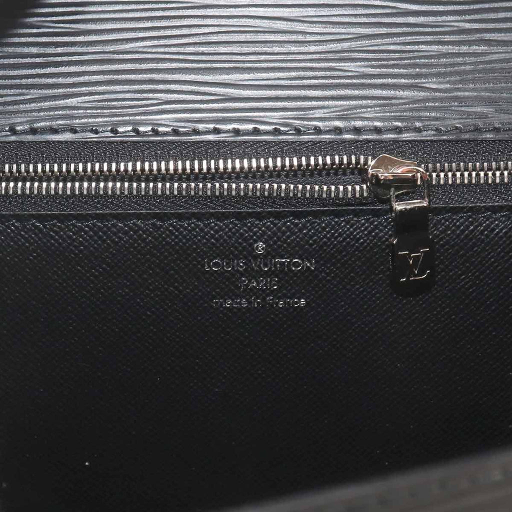 Louis Vuitton Epi Monceau 2-Way Bag Leather Noir Black — view 8
