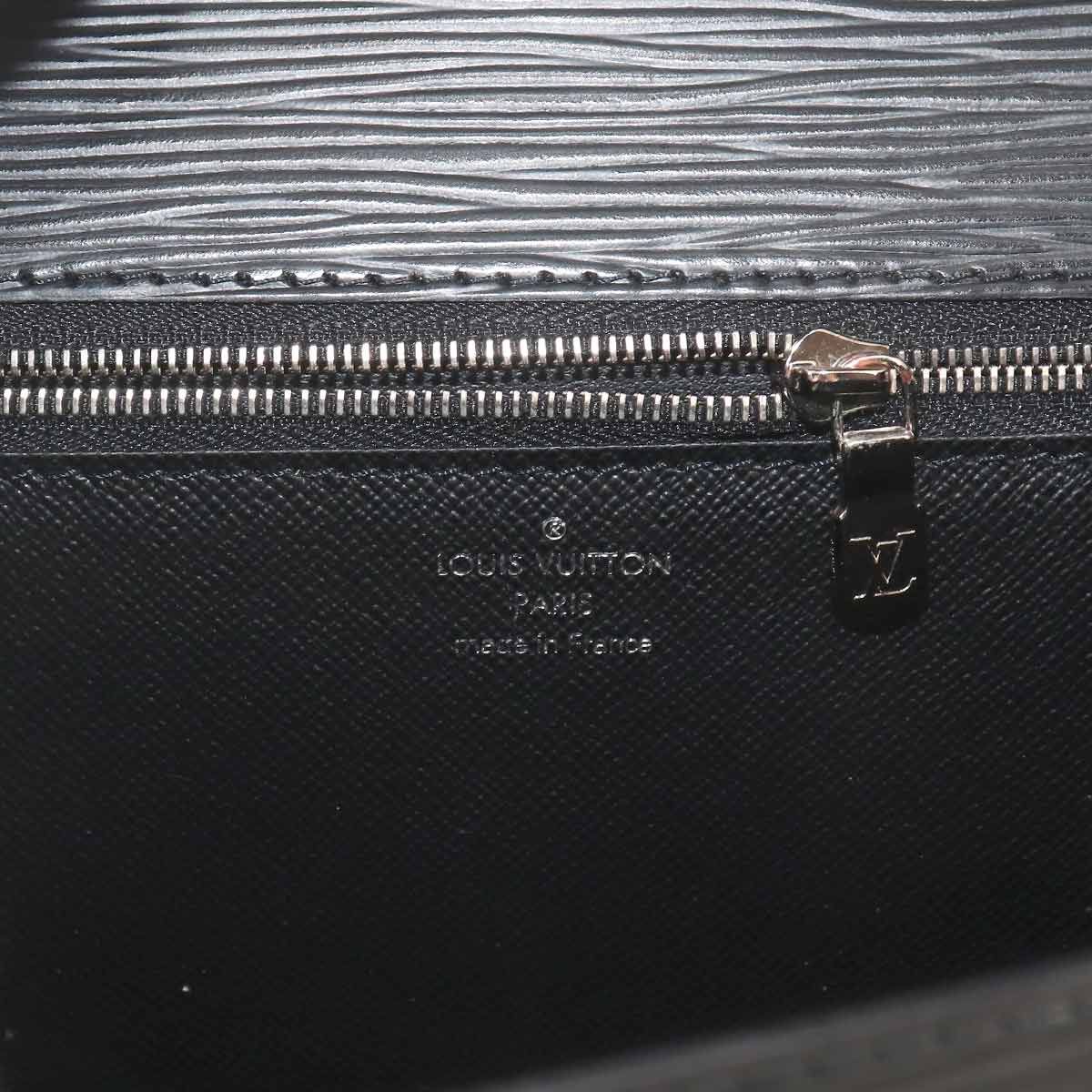 Louis Vuitton Epi Monceau 2-Way Bag Leather Noir Black — view 8