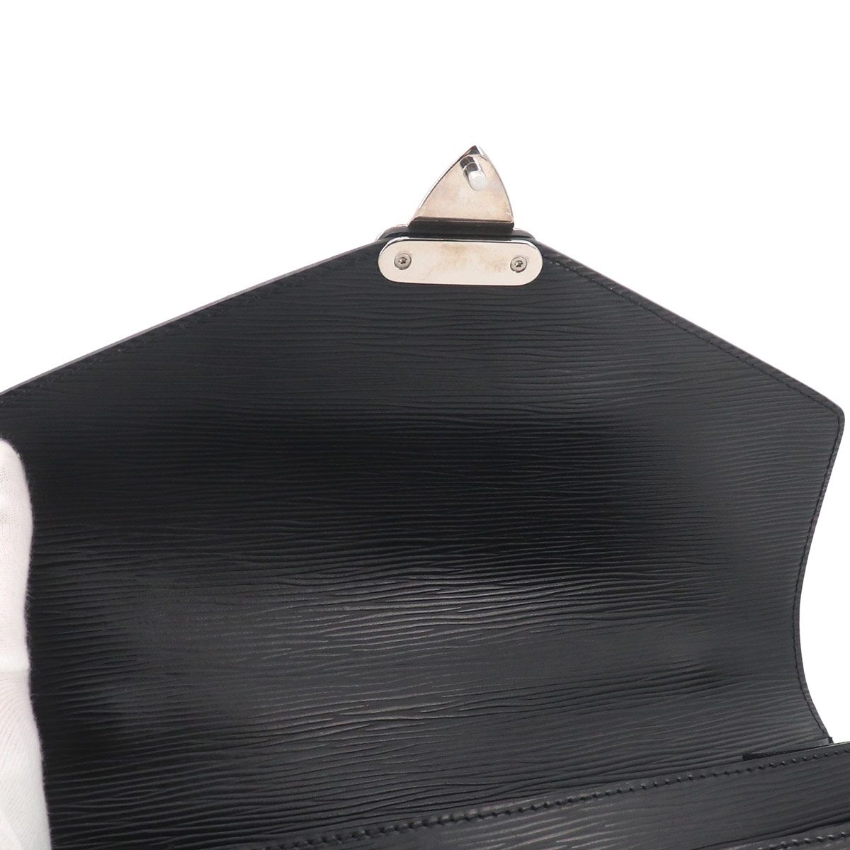 Louis Vuitton Epi Monceau 2-Way Bag Leather Noir Black — view 7