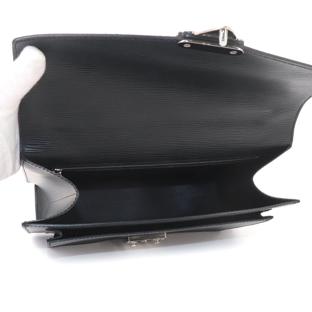 Louis Vuitton Epi Monceau 2-Way Bag Leather Noir Black — view 6
