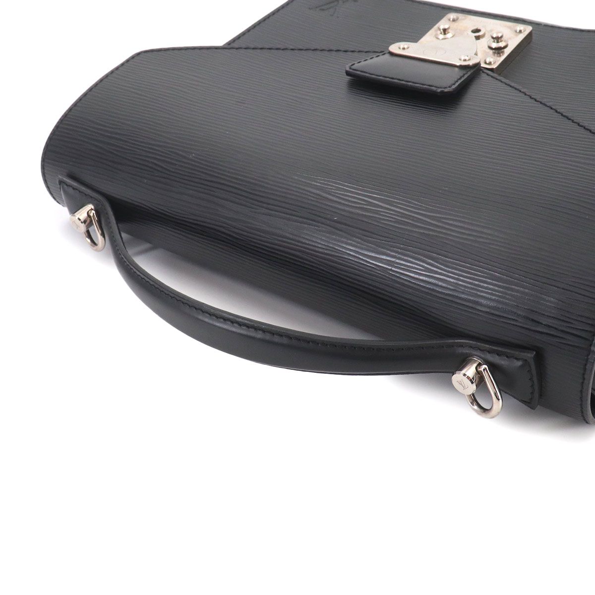 Louis Vuitton Epi Monceau 2-Way Bag Leather Noir Black — view 5