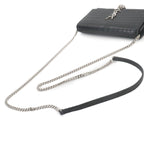 Saint Laurent Kate Chain Wallet Bifold Croco Shoulder — view 6