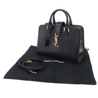 Saint Laurent Baby Cabas 2-Way Bag Leather Black — view 2