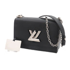 Louis Vuitton Epi Twist MM Chain Shoulder Bag Leather Noir — view 2