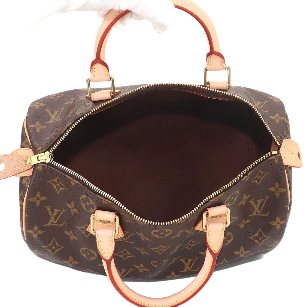 Louis Vuitton Monogram Speedy 30 Hand Bag Brown Gold — view 7
