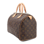 Louis Vuitton Monogram Speedy 30 Hand Bag Brown Gold — view 4