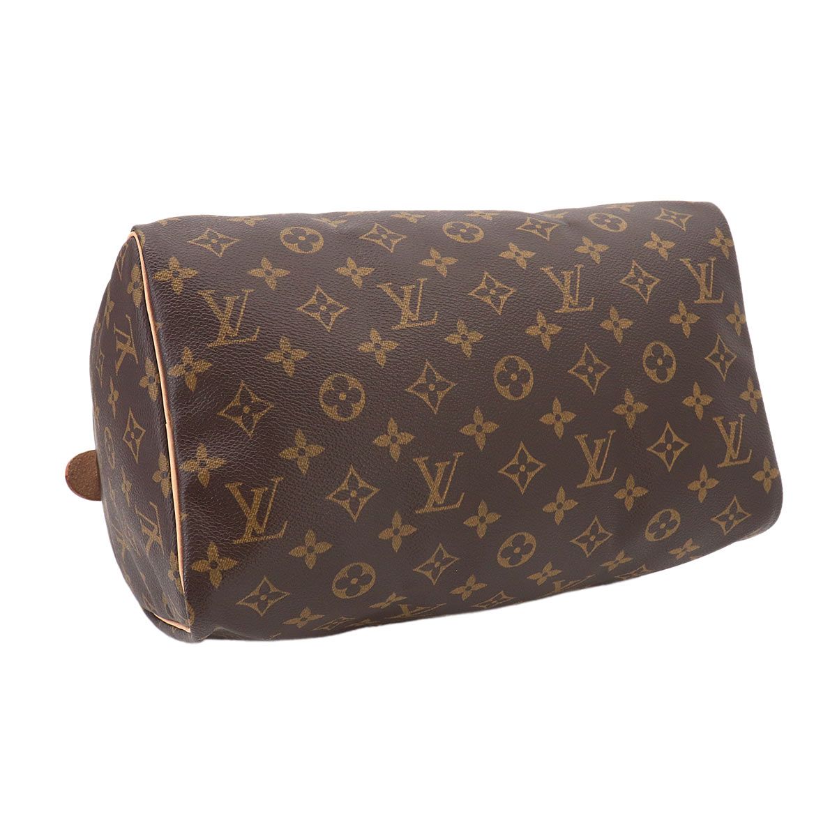 Louis Vuitton Monogram Speedy 30 Hand Bag Brown Gold — view 5