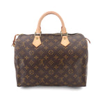 Louis Vuitton Monogram Speedy 30 Hand Bag Brown Gold — view 3