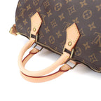 Louis Vuitton Monogram Speedy 30 Hand Bag Brown Gold — view 6