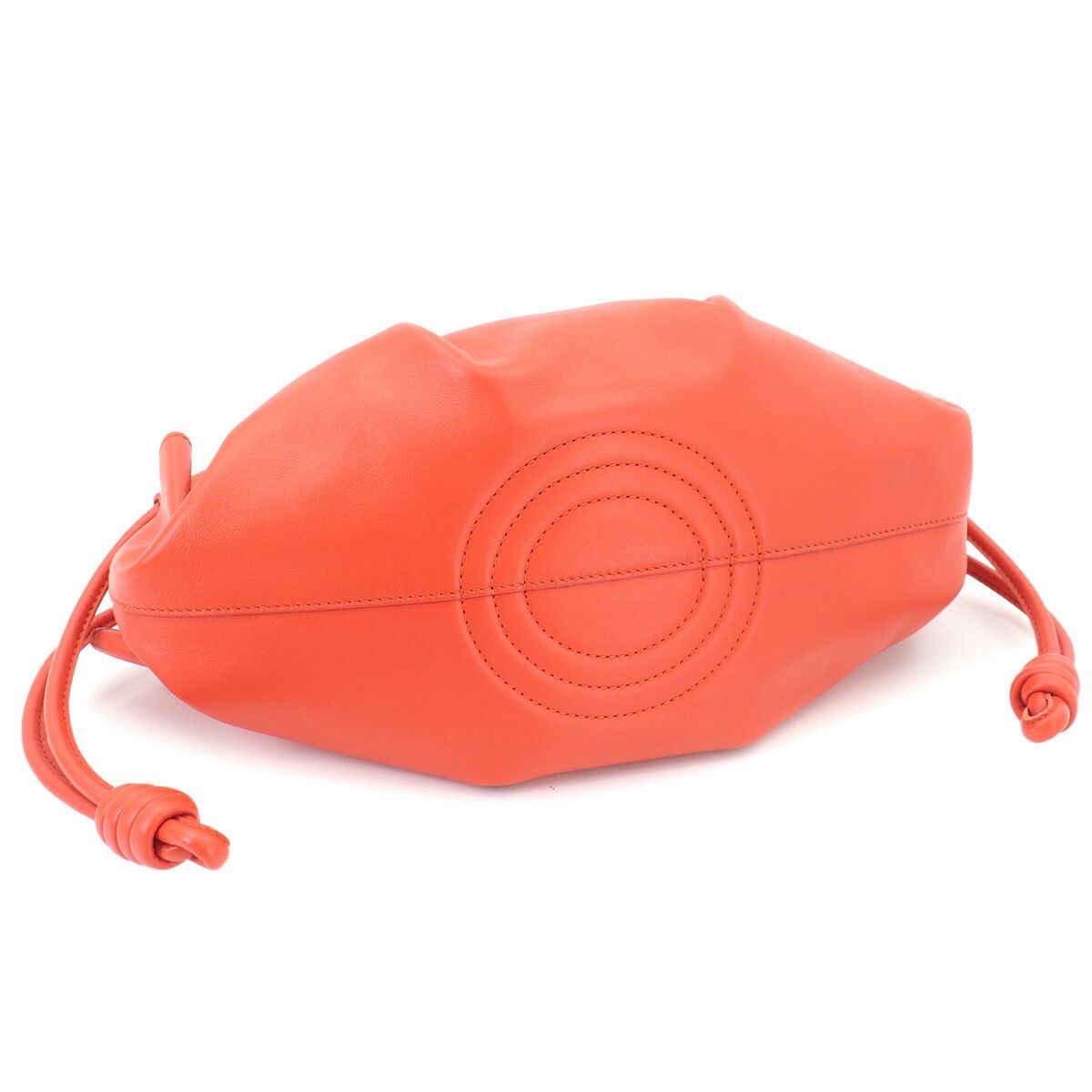 Loewe Paseo Small 2-Way Bag Leather Orange Gold — view 4