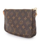 Louis Vuitton Monogram Pochette Hand Bag Brown Gold — view 4