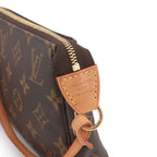 Louis Vuitton Monogram Pochette Hand Bag Brown Gold — view 8