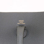 Hermes Evelyne Series 16 TPM Epsom Vert Mangrove Shoulder Bag Gold — view 8