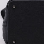 Hermes Picotin Lock 22 Taurillon Clemence Black Silver Handbag — view 9