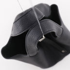Hermes Picotin Lock 22 Taurillon Clemence Black Silver Handbag — view 5