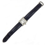 Cartier Watch Tank Solo SM Rectangular White Dial Roman Index SS Leather Quartz — view 3