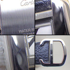 Cartier Watch Tank Solo SM Rectangular White Dial Roman Index SS Leather Quartz — view 7