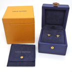 Louis Vuitton Earrings LV Vault One Set of 2 Diamond Each 18k Yellow Gold 18k — view 9