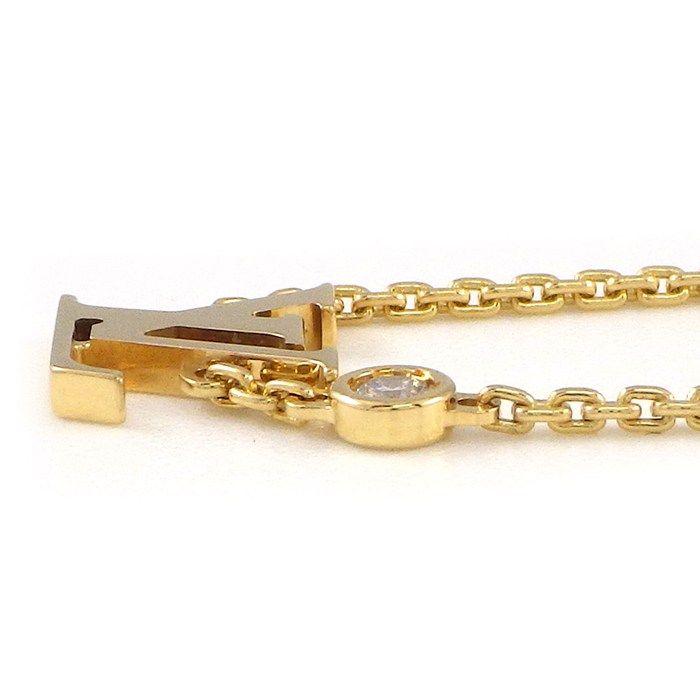 Louis Vuitton Necklace Idylle Blossom LV Monogram Diamond 18k Yellow Gold — view 3