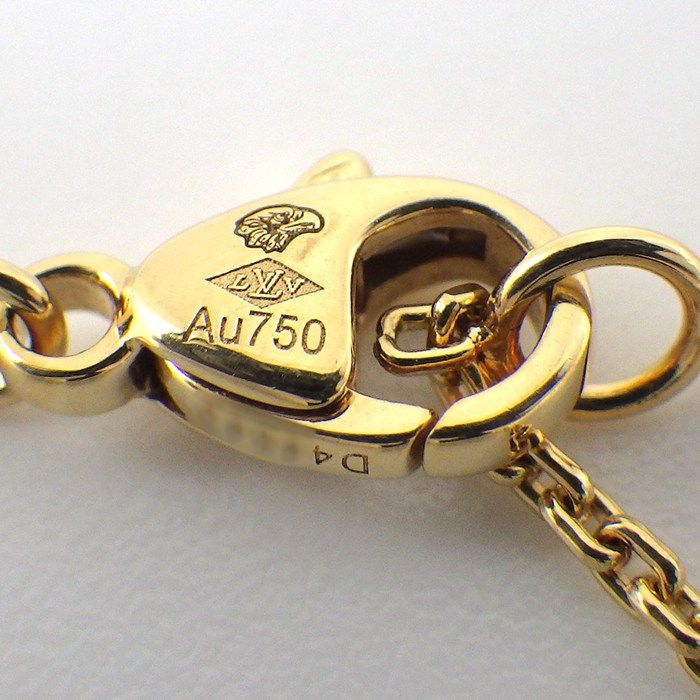 Louis Vuitton Necklace Idylle Blossom LV Monogram Diamond 18k Yellow Gold — view 5