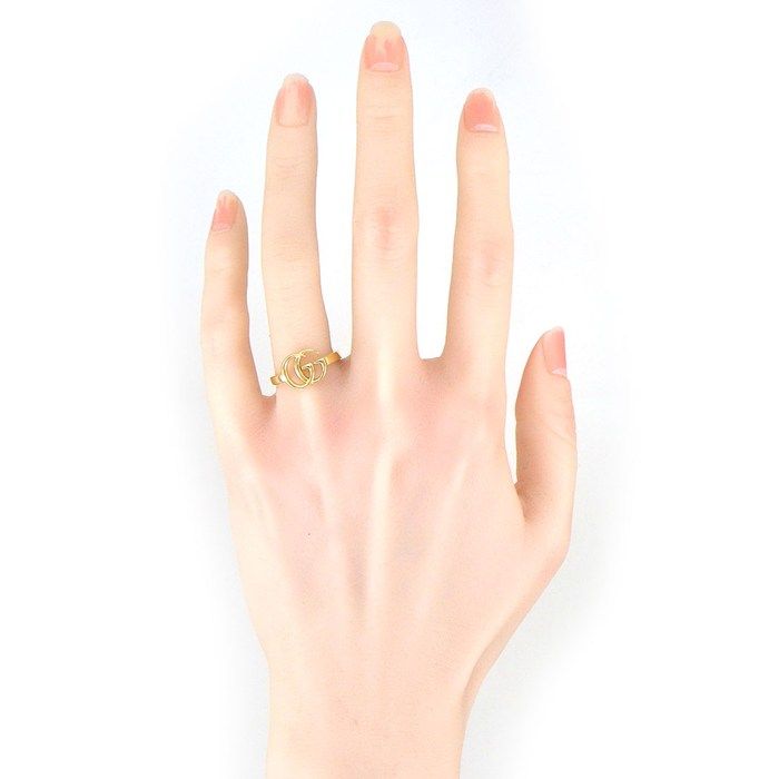 Gucci Ring GG Running Logo 18k Yellow Gold — view 5