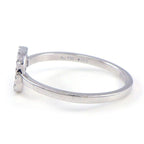 Gucci Ring Interlocking Logo GG Diamond 18k White Gold — view 2
