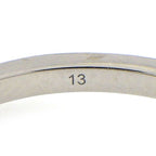 Gucci Ring Interlocking Logo GG Diamond 18k White Gold — view 5