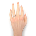 Gucci Ring Interlocking Logo GG Diamond 18k White Gold — view 8