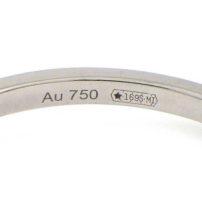 Gucci Ring Interlocking Logo GG Diamond 18k White Gold — view 3