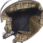 Fendi Zucca Nylon Canvas Brown Tote — view 6