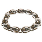 Hermes Vintage Graine Bracelet Minerv Silver