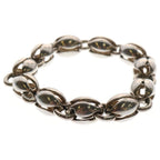 Hermes Vintage Graine Bracelet Minerv Silver — view 2