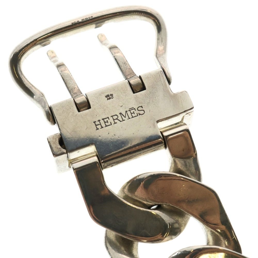 Hermes Boucle Sellier Bracelet TGM Book le Silver — view 5