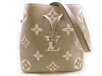 Louis Vuitton Neo Noe MM Tourtore Cream Bicolor Monogram Empreinte 2-Way