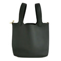 Hermes Picotin Lock PM 18 Black Gold Taurillon Clemence