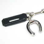 Hermes Bijou Bag Charm Metal Leather Black Granny Apple — view 2