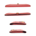Hermes Dogon GM Rouge Tomato Red Gold Togo Wallet — view 8