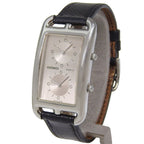 Hermes Cape Cod 2 Zone Duzon Stainless Steel Leather Quartz Analog Display — view 2