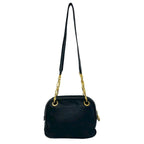 Loewe Vintage Anagram Logo Nappa Leather Shoulder Bag Black — view 3