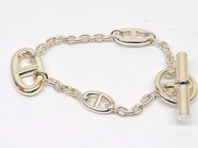 Hermes Chaine D'ancre Farandole ST Bracelet 925 Sterling Silver — view 2