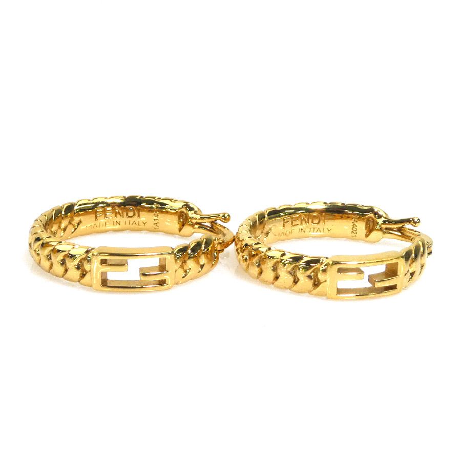 Fendi Earrings Gold — view 4